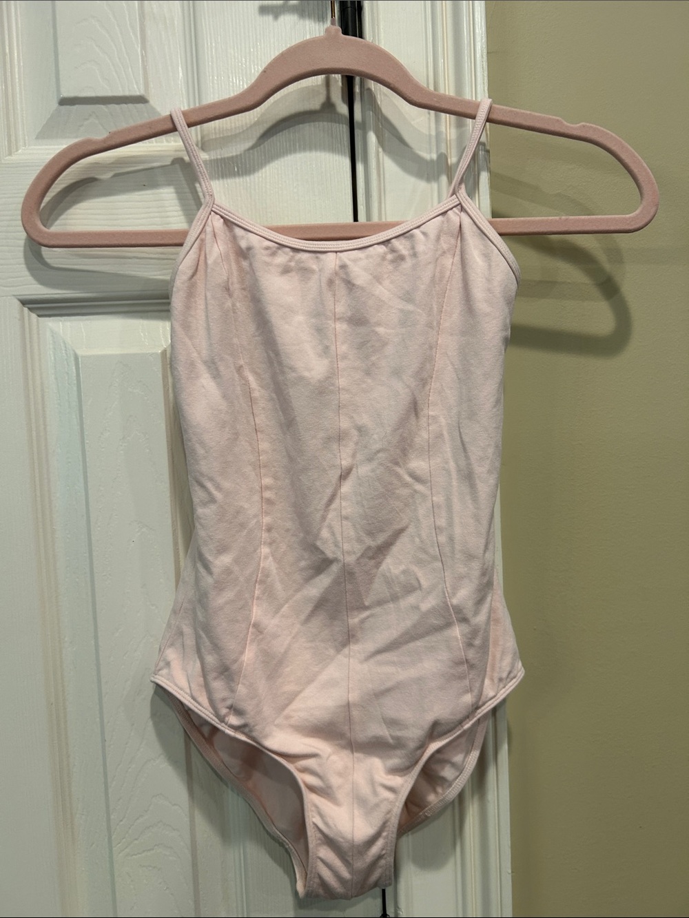 Mirella Light Pink Dance Leotard size 14